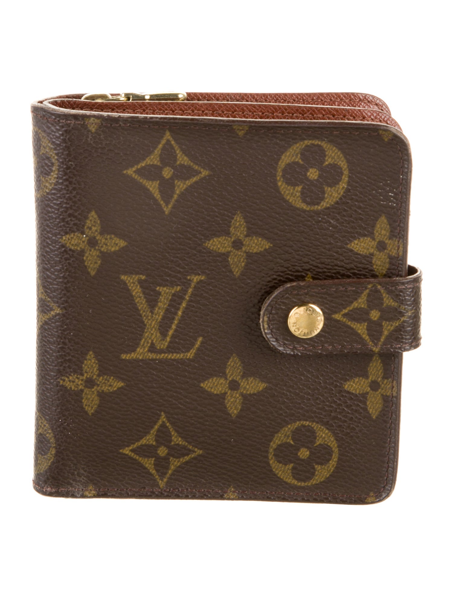 Louis Vuitton Vintage 2001 Compact Zippé Wallet