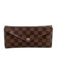 Louis Vuitton 2011 Damier Ebene Pattern Origami Long Wallet