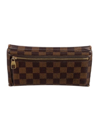 Louis Vuitton 2011 Damier Ebene Pattern Origami Long Wallet