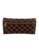 Louis Vuitton 2011 Damier Ebene Pattern Origami Long Wallet