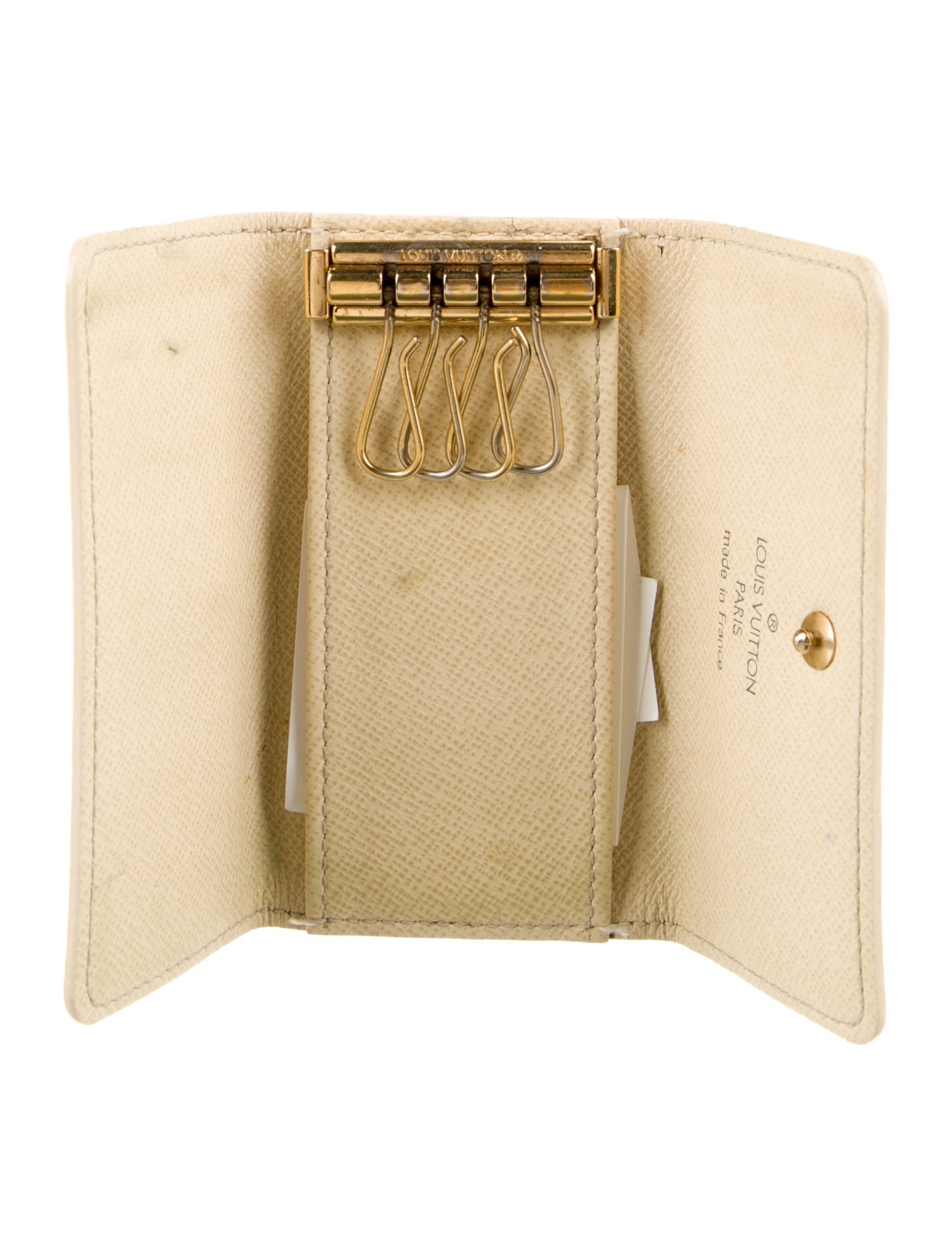 Louis Vuitton 2008 Damier Azur Pattern Key Holder