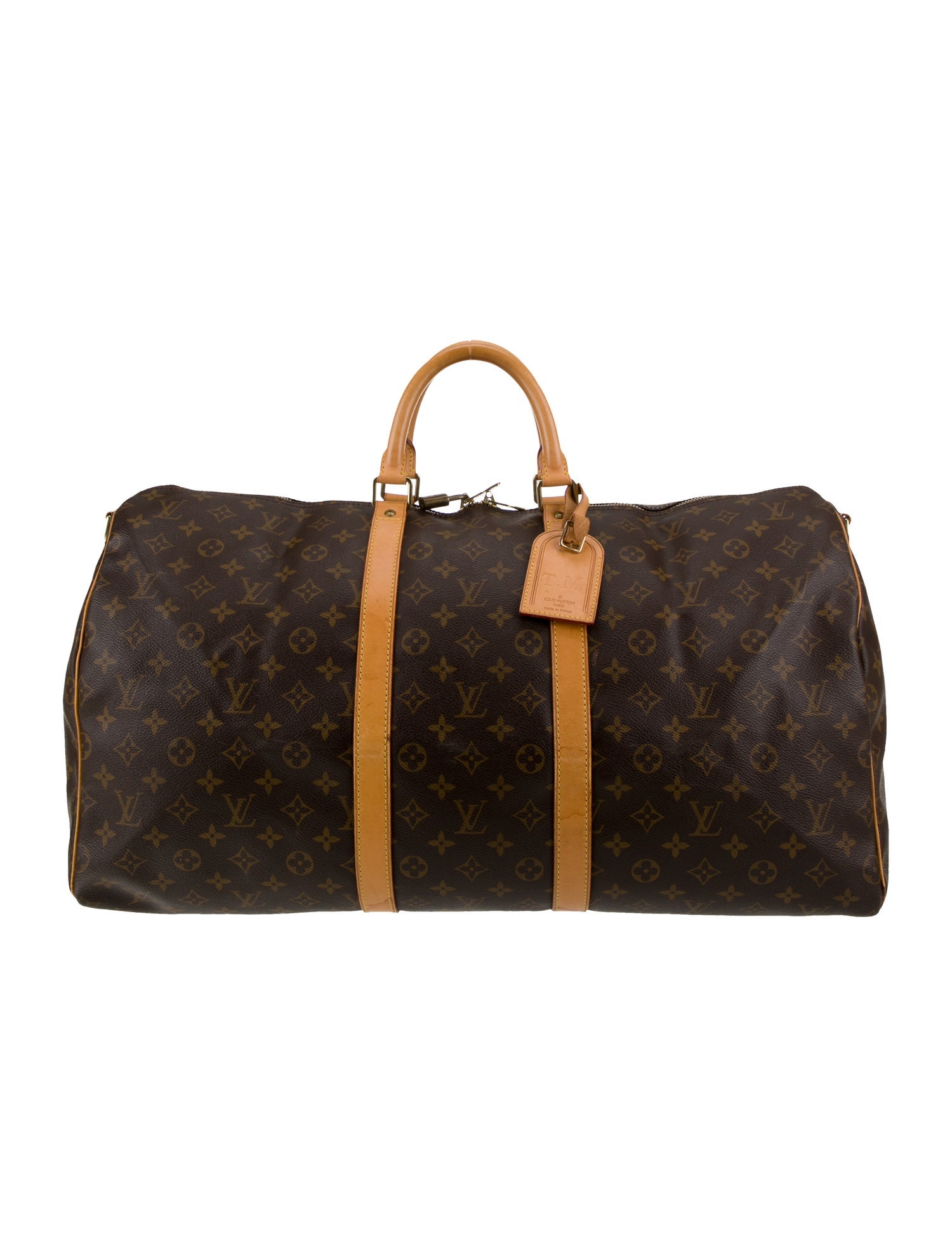 Louis Vuitton LV Monogram Keepall Bandouliere 55 Vintage