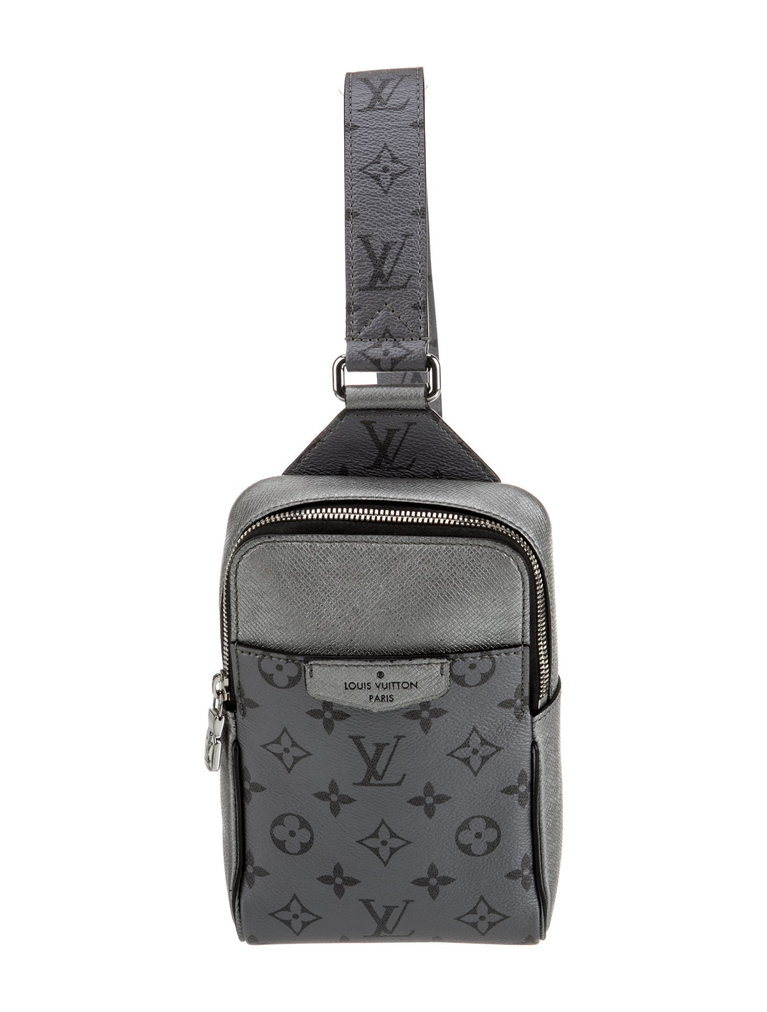 Louis Vuitton Taiga Leather Monogram Eclipse Outdoor Sling Bag
