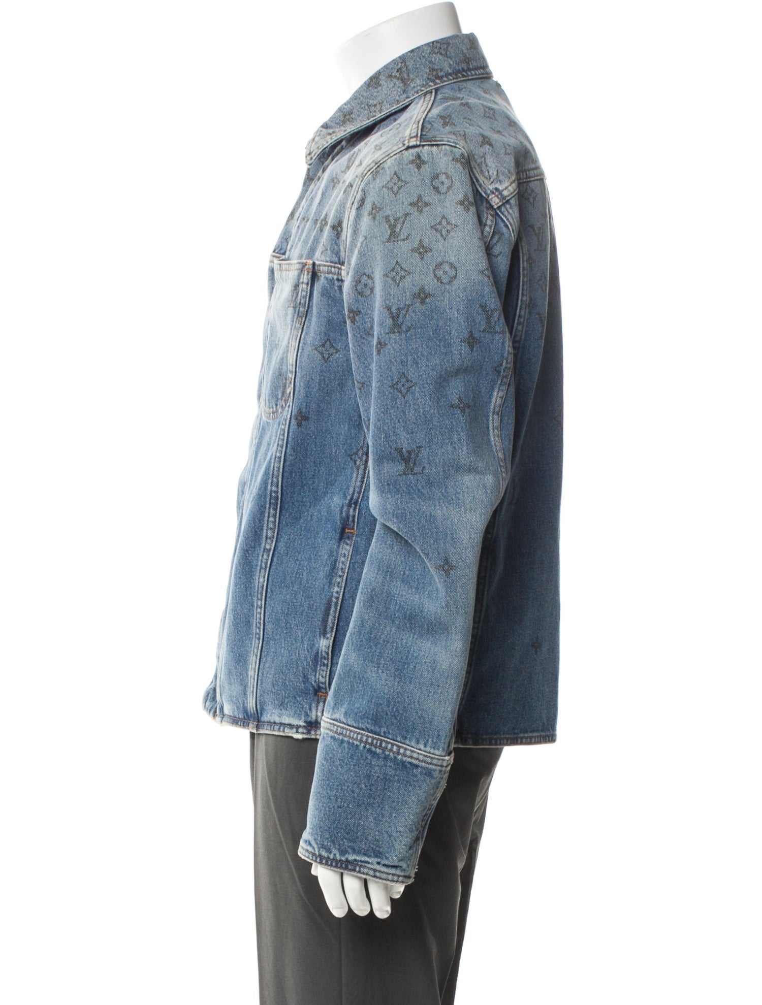 Louis Vuitton 2020 LV Monogram Denim Jacket