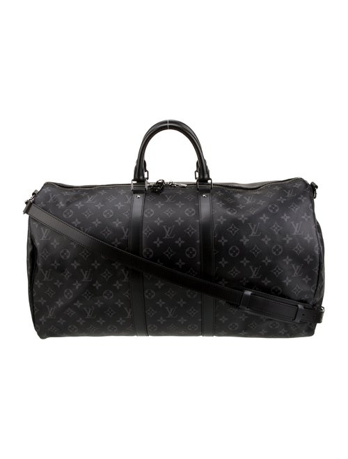 Louis Vuitton Coated Canvas Keepall Bandouliere