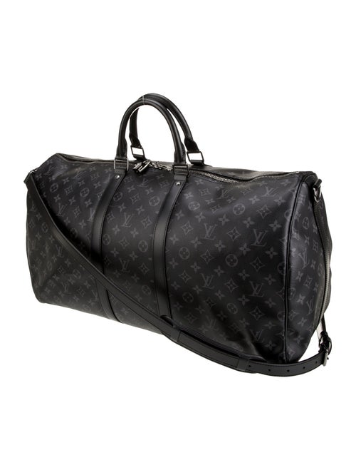 Louis Vuitton Coated Canvas Keepall Bandouliere