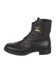 Louis Vuitton Leather Combat Boots