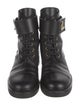 Louis Vuitton Leather Combat Boots