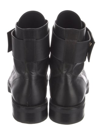 Louis Vuitton Leather Combat Boots