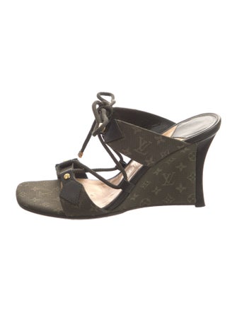 Louis Vuitton LV Monogram Canvas Slides