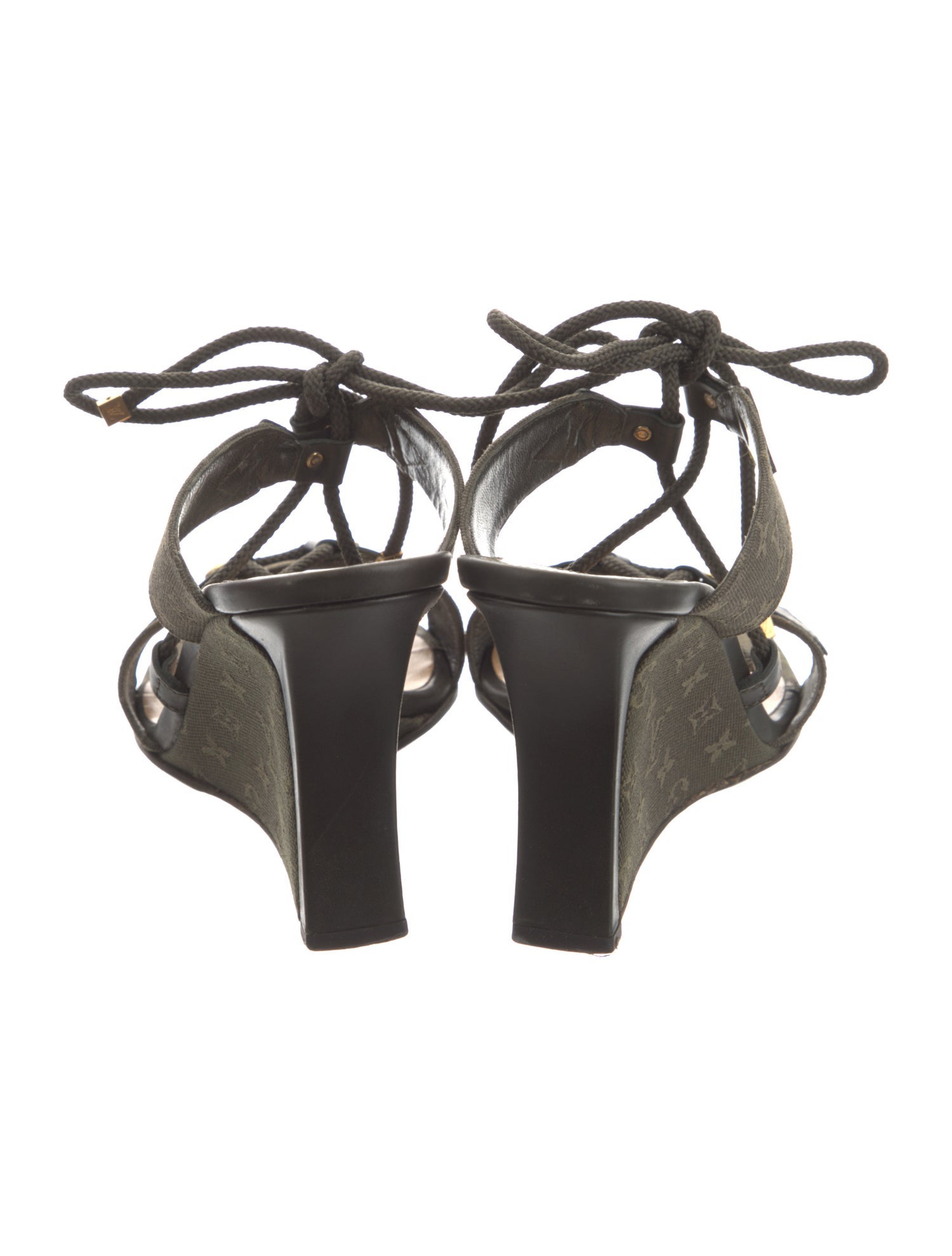 Louis Vuitton LV Monogram Canvas Slides