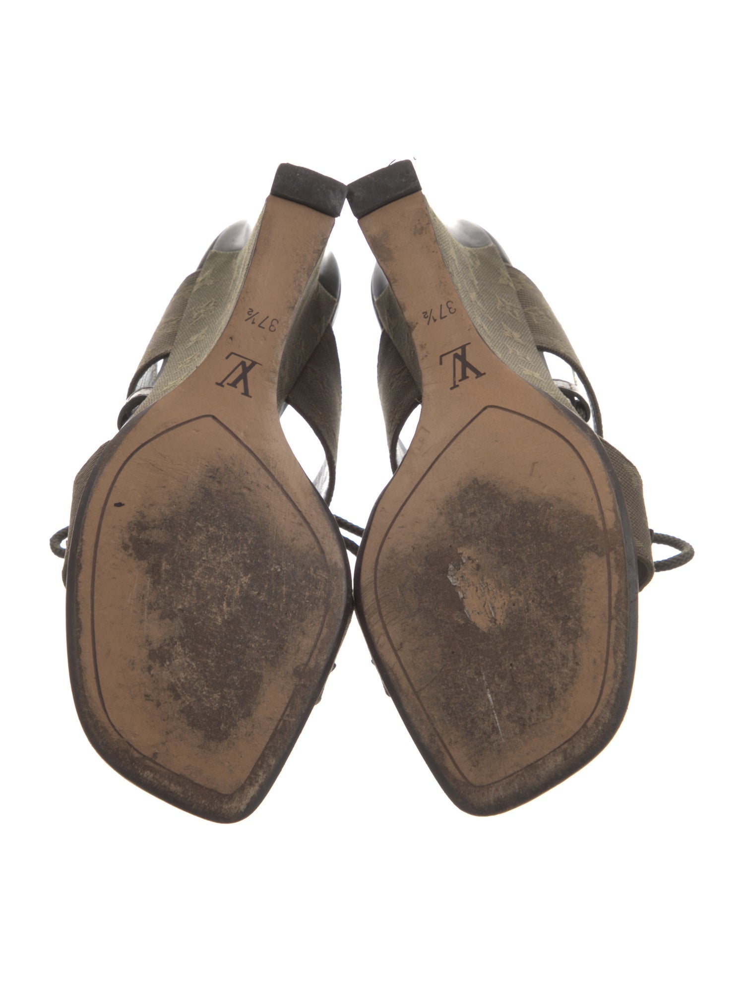 Louis Vuitton LV Monogram Canvas Slides