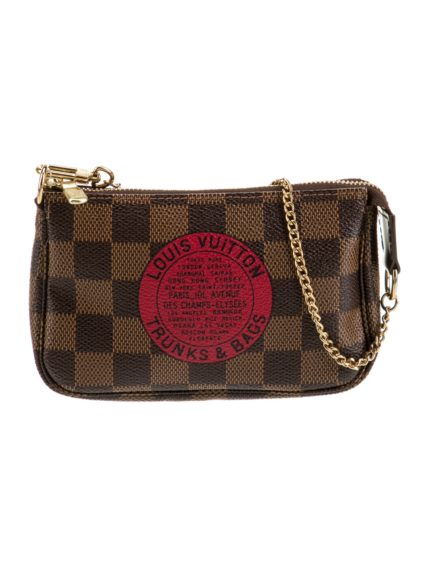 Louis Vuitton Damier Ebene Pochette Accessoires Mini Vintage