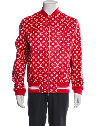 Louis Vuitton x Supreme 2017 LV Monogram Bomber Jacket