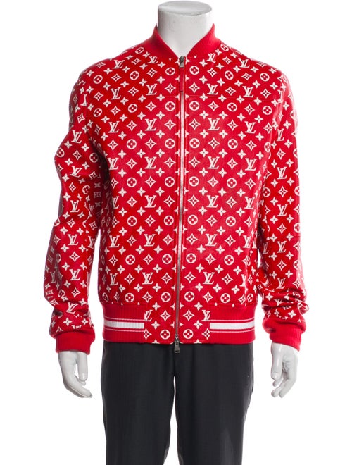 Louis Vuitton x Supreme 2017 LV Monogram Bomber Jacket