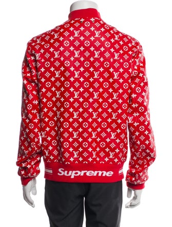 Louis Vuitton x Supreme 2017 LV Monogram Bomber Jacket