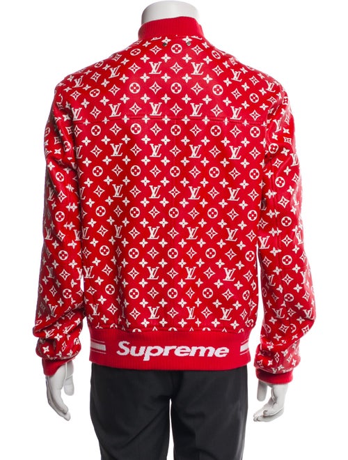 Louis Vuitton x Supreme 2017 LV Monogram Bomber Jacket