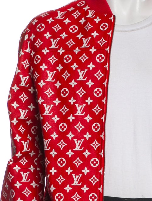 Louis Vuitton x Supreme 2017 LV Monogram Bomber Jacket
