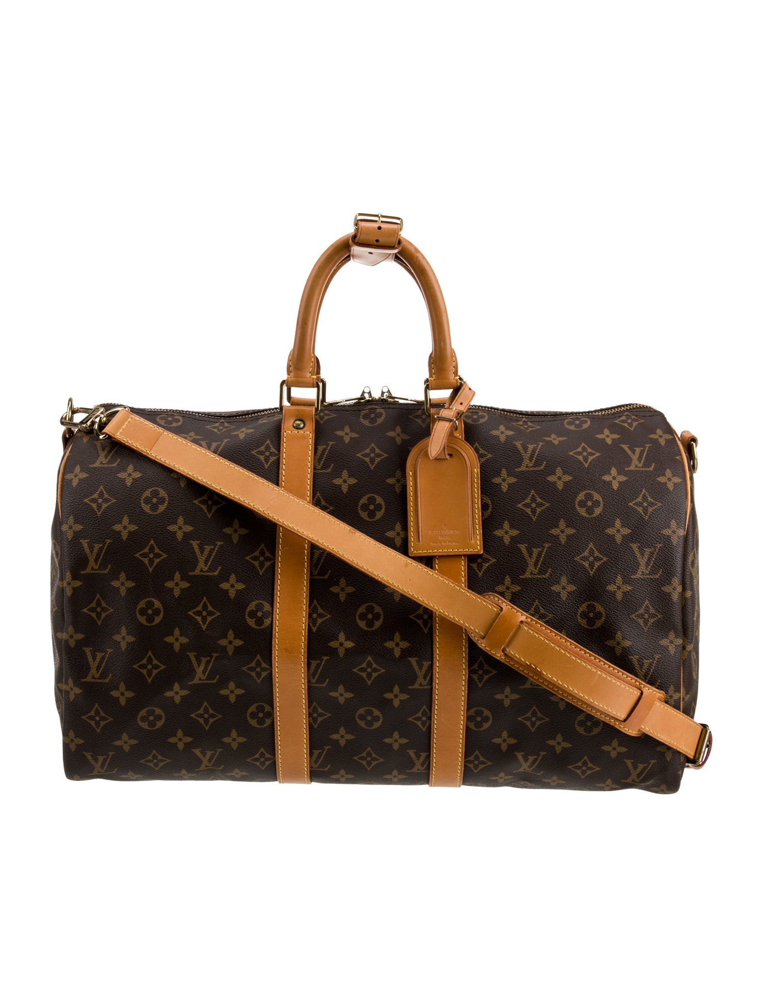 Louis Vuitton LV Monogram Keepall Bandouliere 45 Vintage