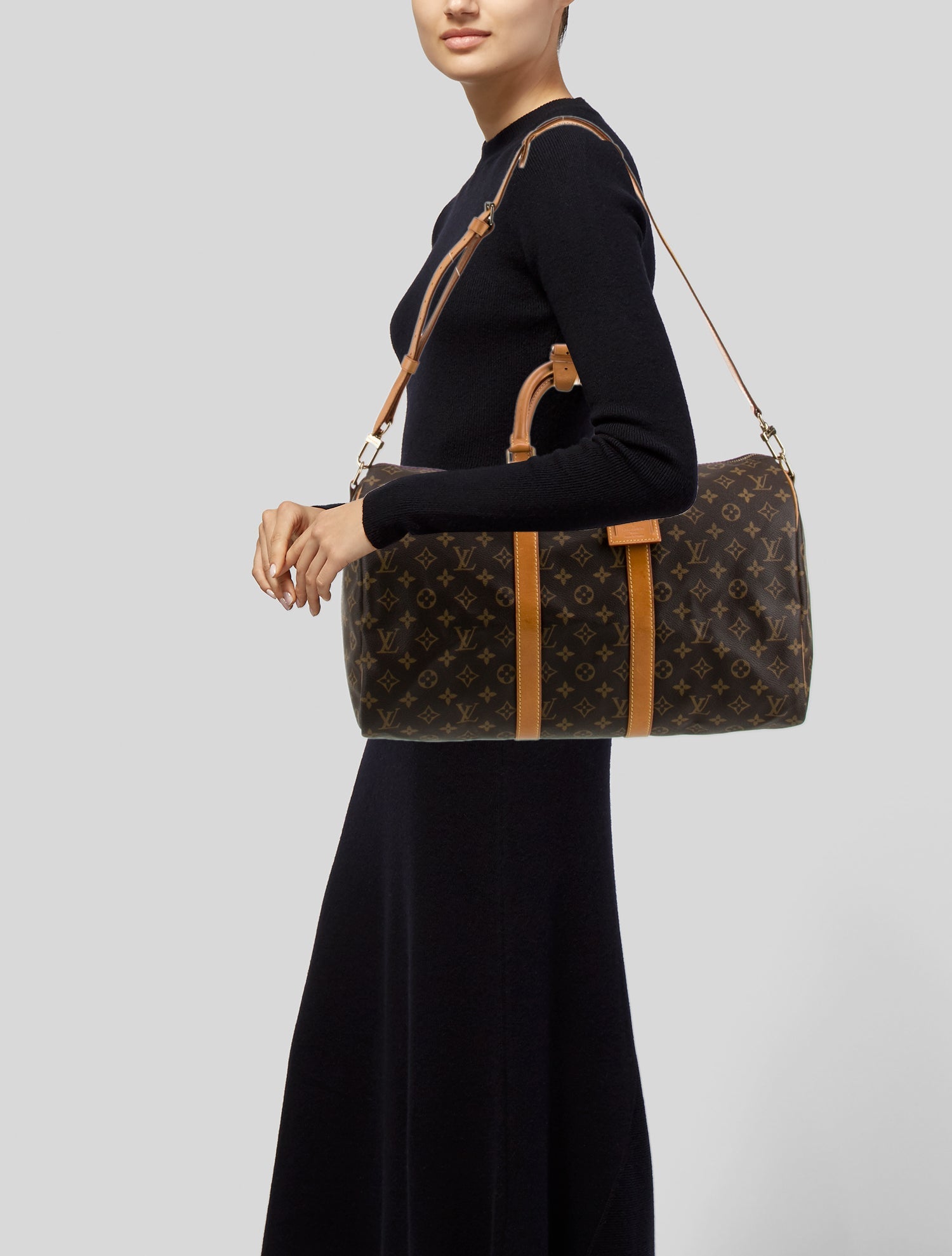 Louis Vuitton LV Monogram Keepall Bandouliere 45 Vintage