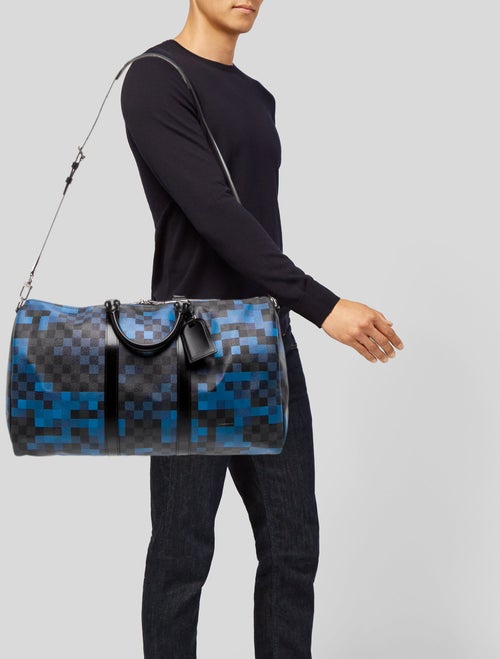 Louis Vuitton Damier Cobalt Keepall Bandouliere 50