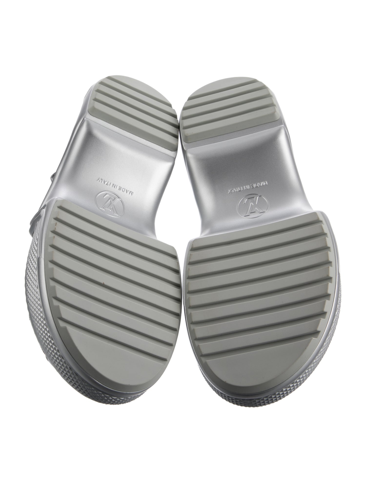 Louis Vuitton Patent Leather Slingback Sandals