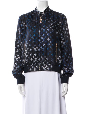 Louis Vuitton 2022 Reversible Map Bomber Jacket