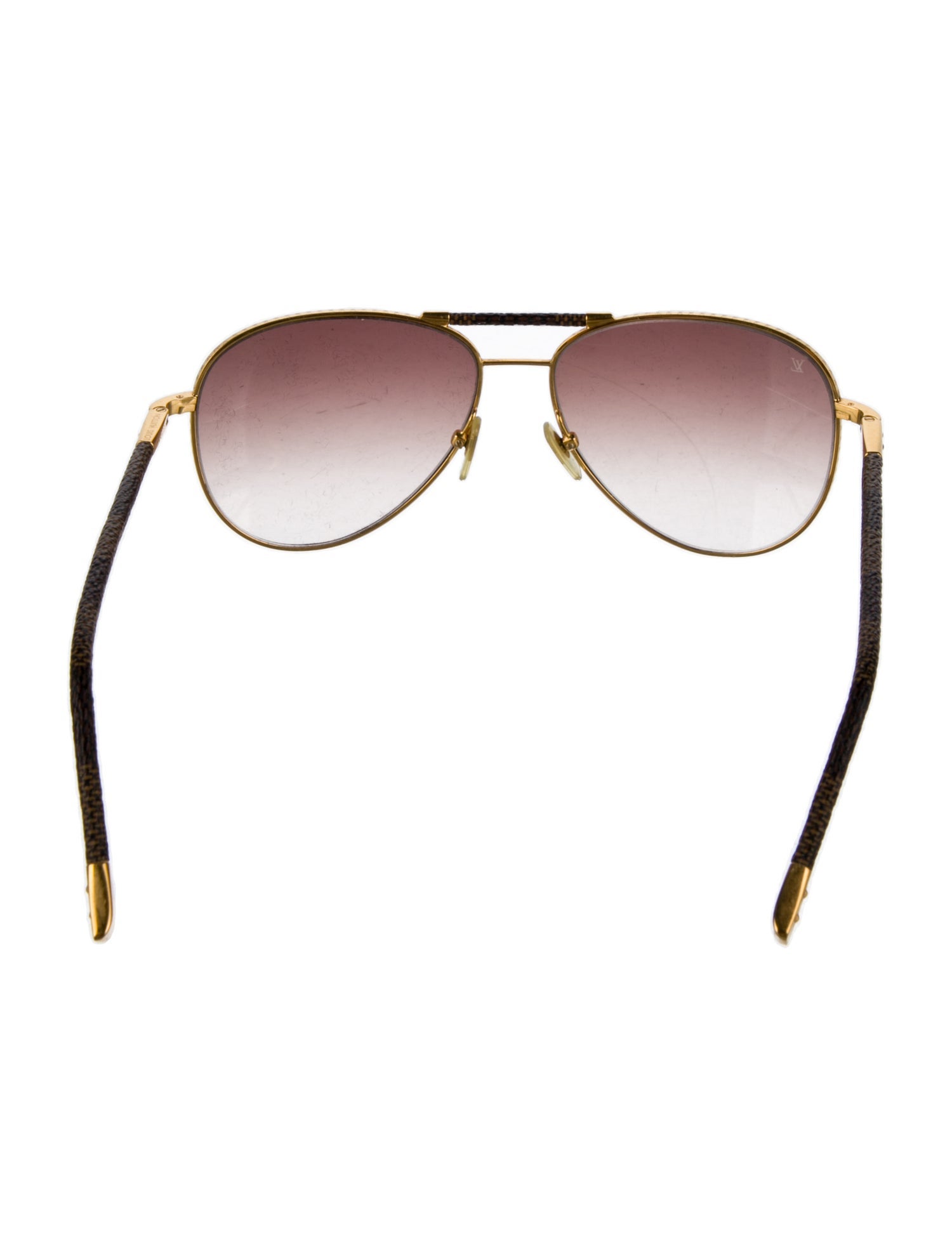 Louis Vuitton 2010 Damier Ebene Pattern Sunglasses