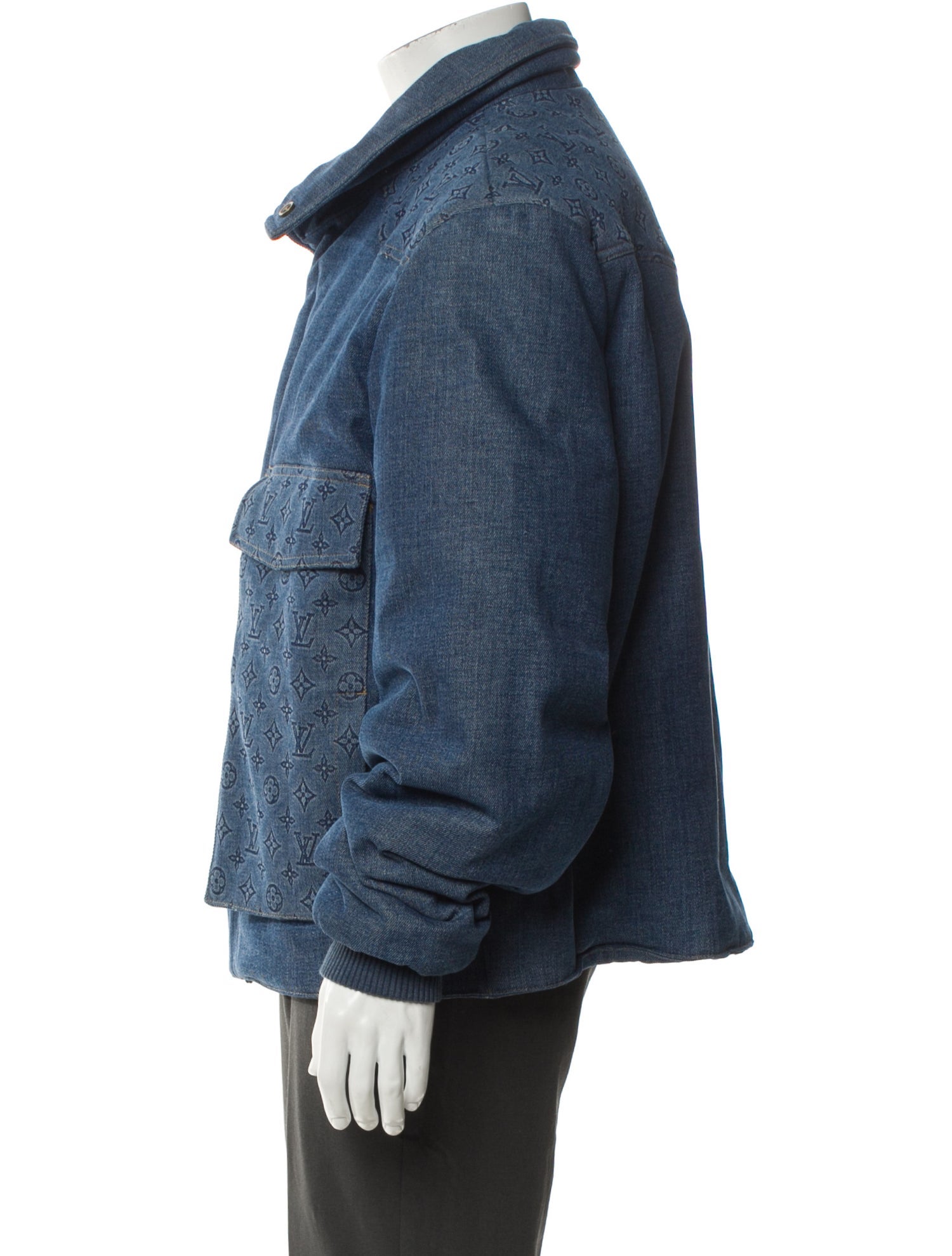 Louis Vuitton 2023 Padded Denim Denim Jacket