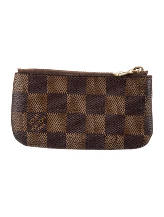 Louis Vuitton Damier Ebene Pattern Coated Canvas Key Holder