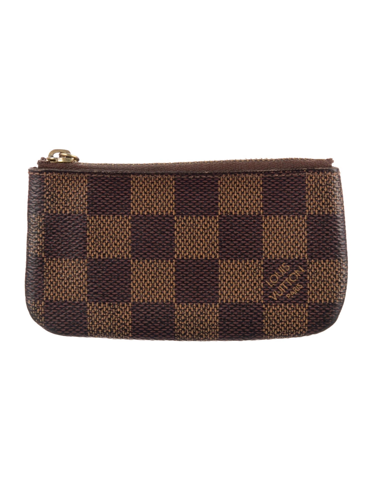 Louis Vuitton Damier Ebene Pattern Coated Canvas Key Holder