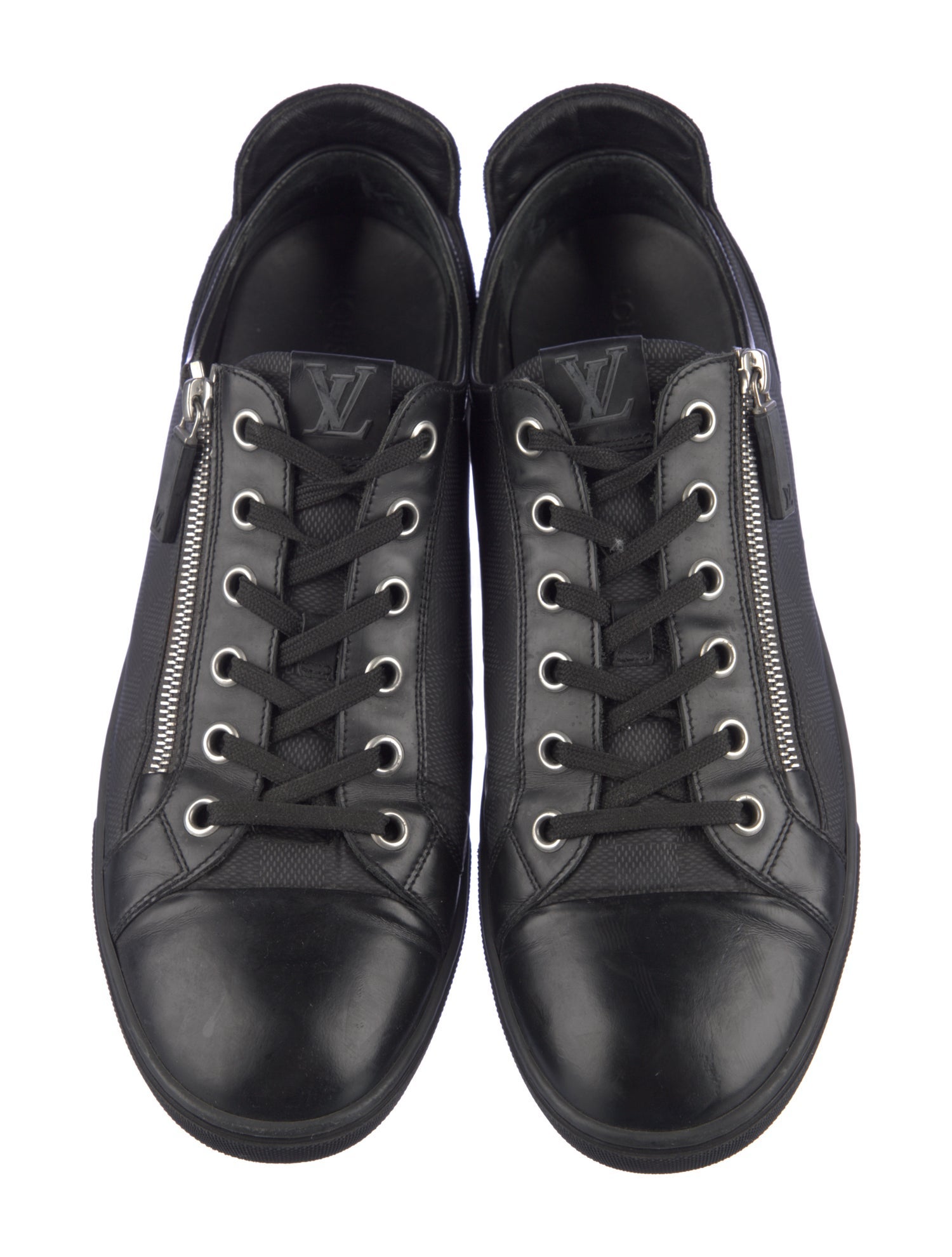 Louis Vuitton Damier Graphite Pattern Leather Sneakers