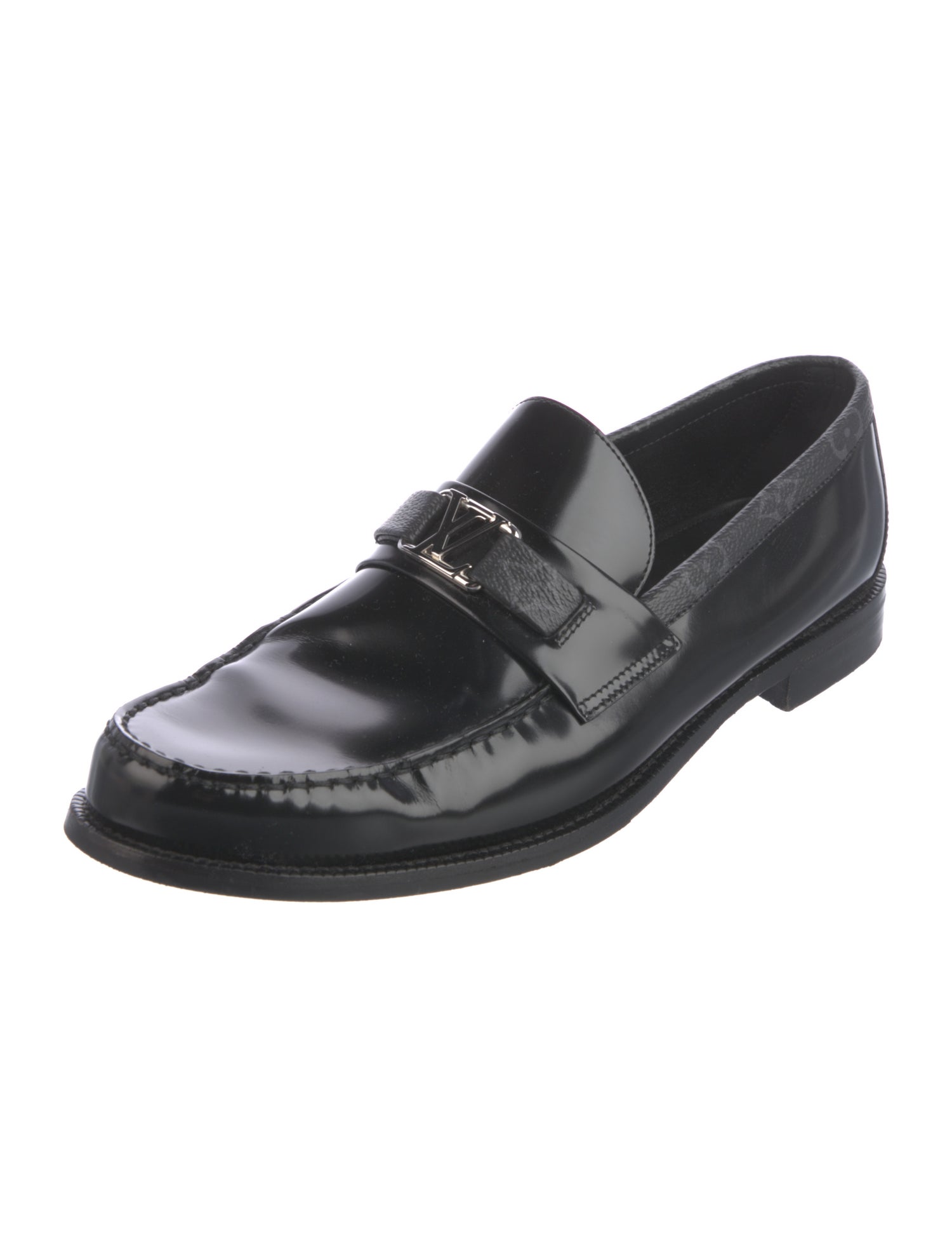 Louis Vuitton LV Monogram Patent Leather Dress Loafers