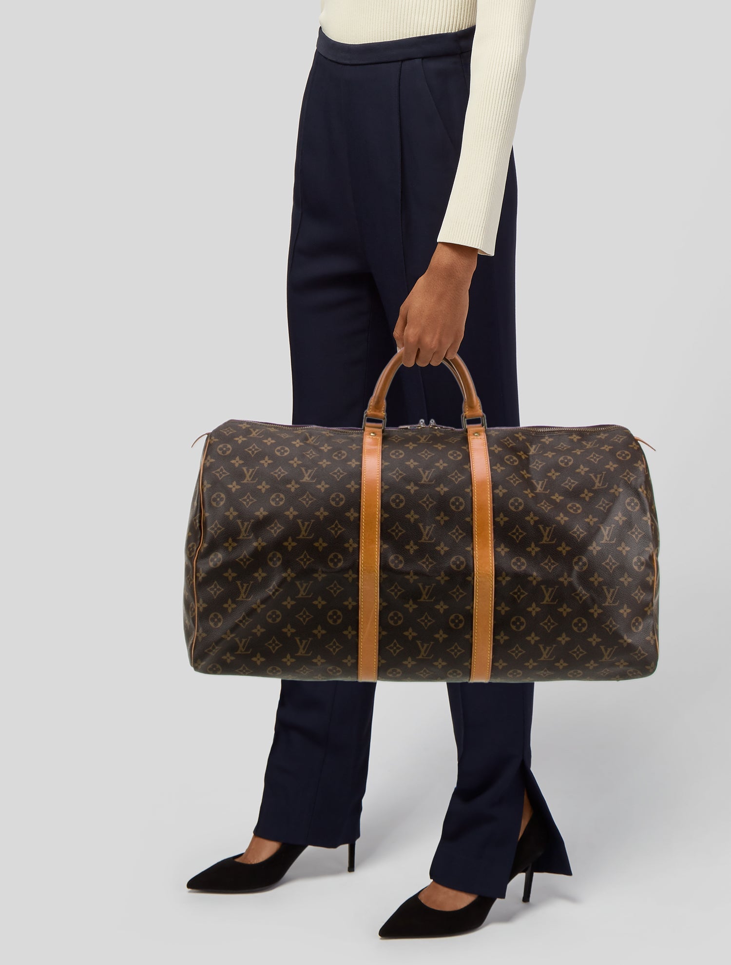 Louis Vuitton LV Monogram Keepall 60 Vintage