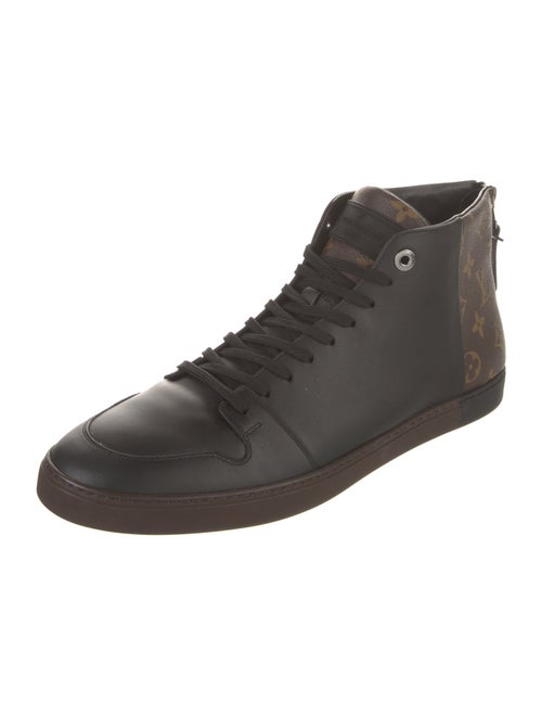 Louis Vuitton LV Monogram Leather Lace-Up Boots