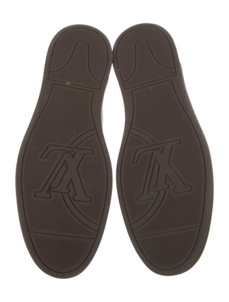 Louis Vuitton LV Monogram Leather Lace-Up Boots