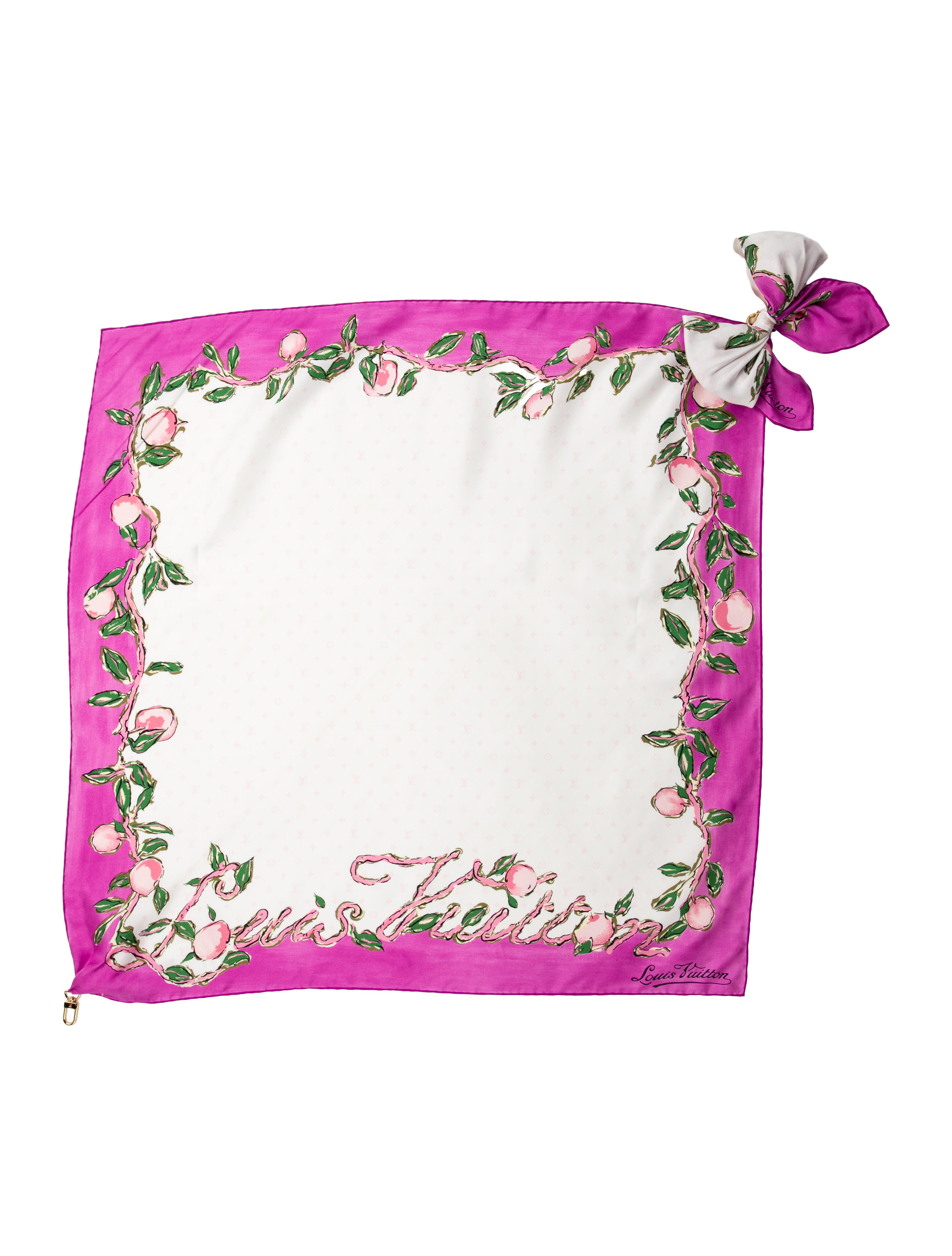 Louis Vuitton Silk Printed Scarf