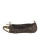 Louis Vuitton LV Monogram Bow Accents Ballet Flats