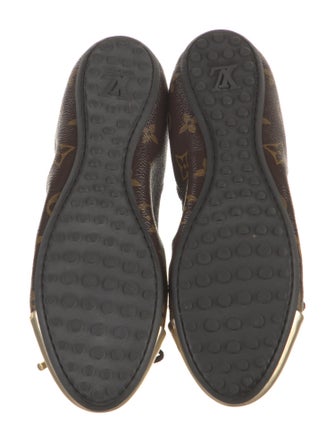Louis Vuitton LV Monogram Bow Accents Ballet Flats