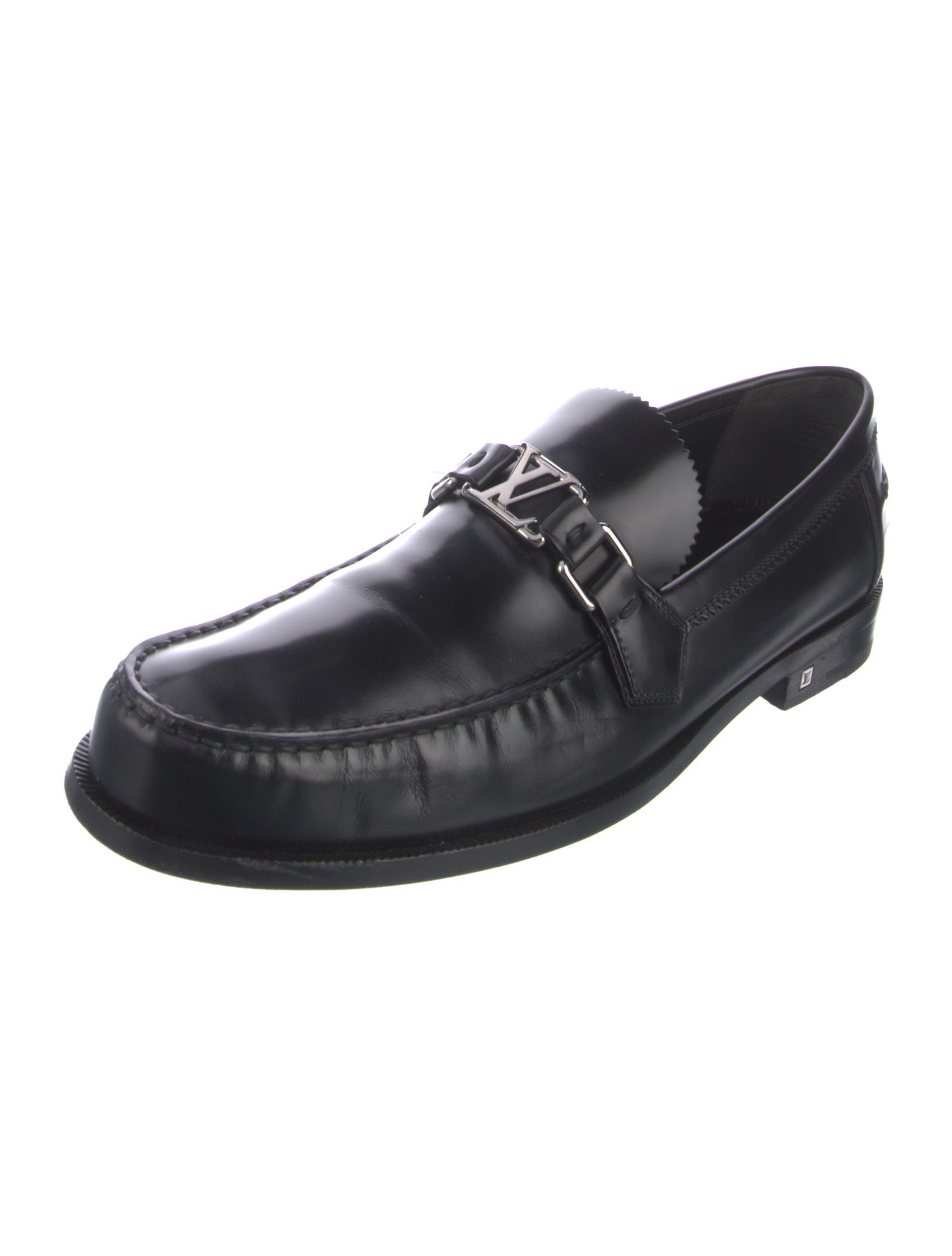 Louis Vuitton LV Monogram Leather Dress Loafers