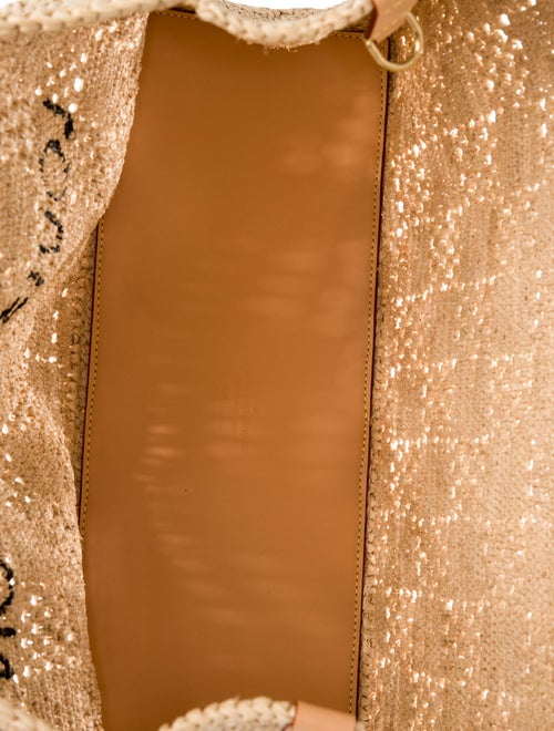 Louis Vuitton Raffia Summer Shopper MM 2024