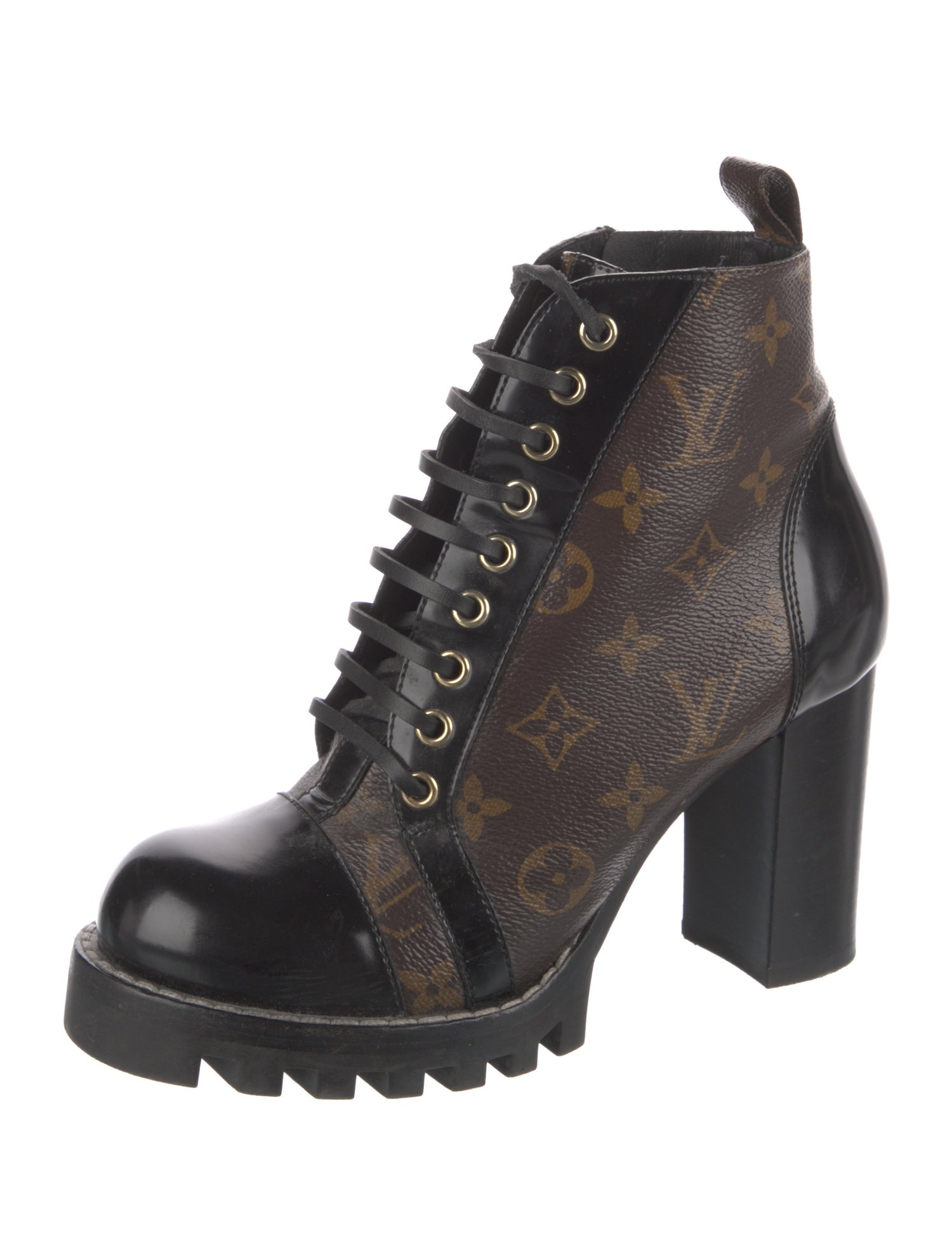 Louis Vuitton LV Monogram Combat Boots