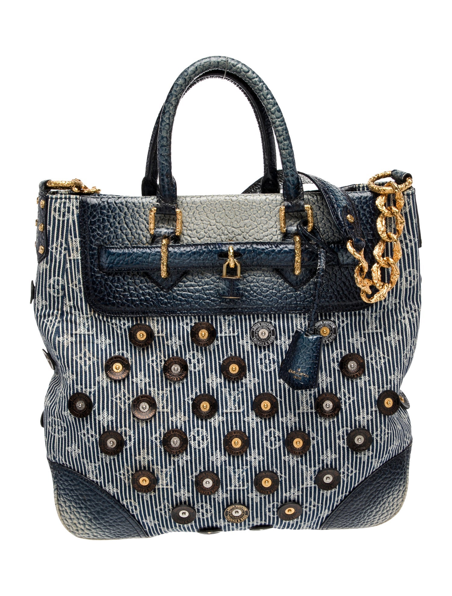 Louis Vuitton LV Monogram Corsaire Denim Trunks Vintage