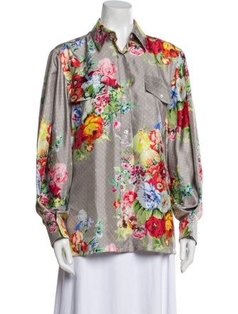 Louis Vuitton 2022 Silk Button-Up Top