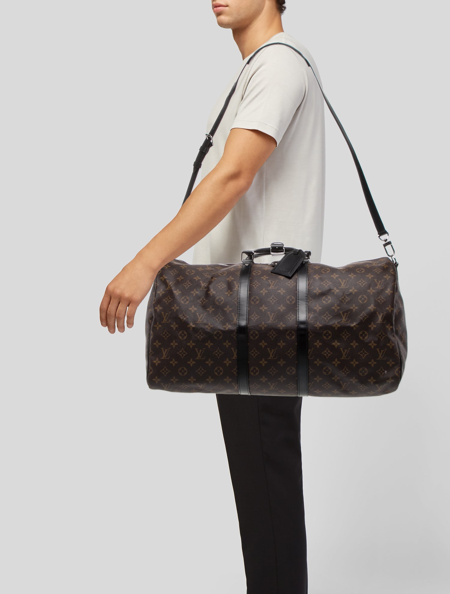 Louis Vuitton LV Monogram Keepall Bandouliere 55