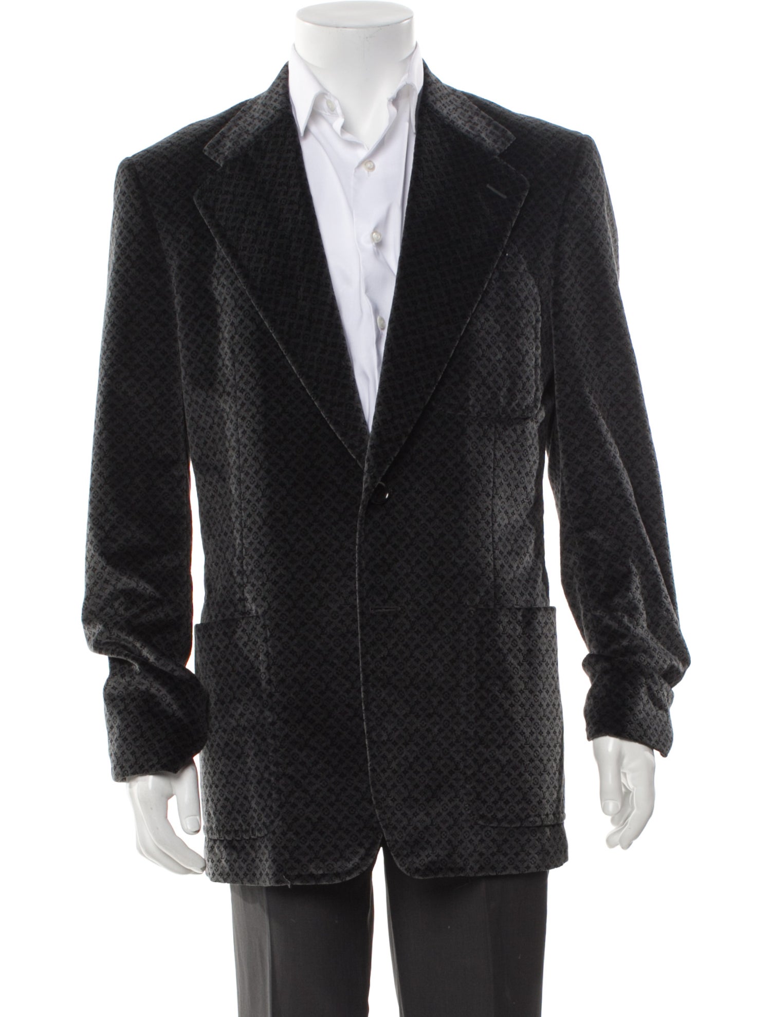 Louis Vuitton Velvet Monogram Blazer
