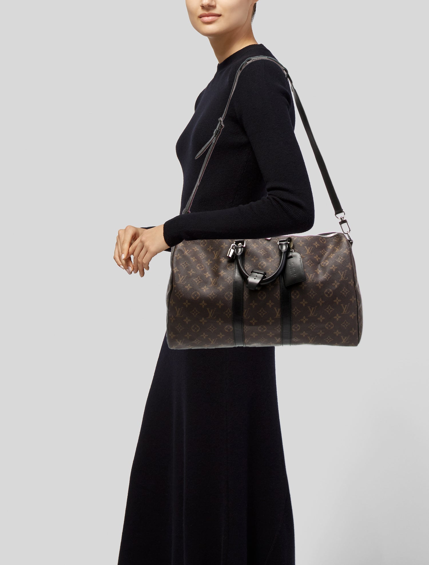 Louis Vuitton LV Monogram Speedy Bandouliere 45