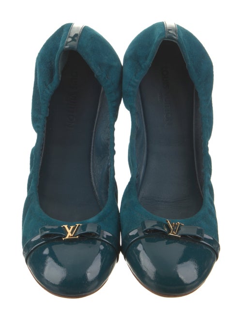 Louis Vuitton Suede Ballet Flats