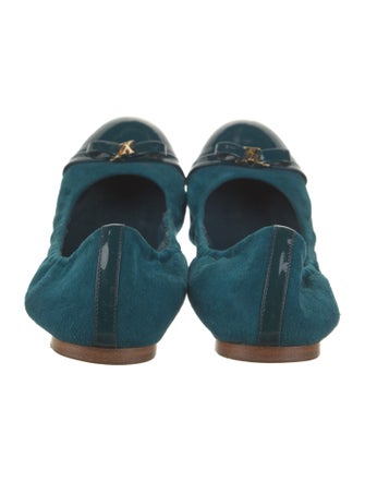 Louis Vuitton Suede Ballet Flats