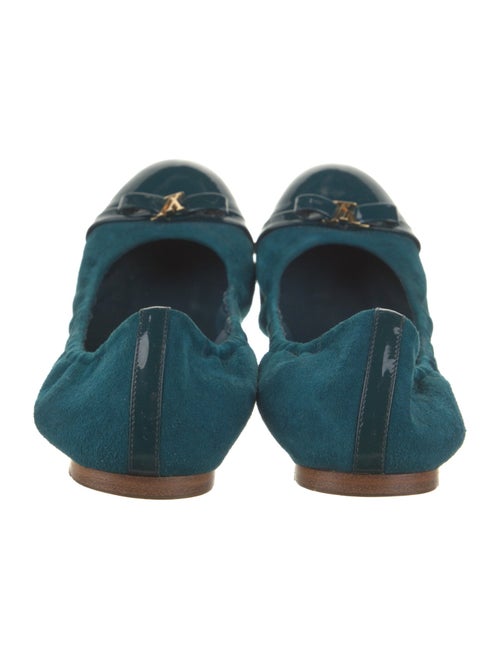 Louis Vuitton Suede Ballet Flats
